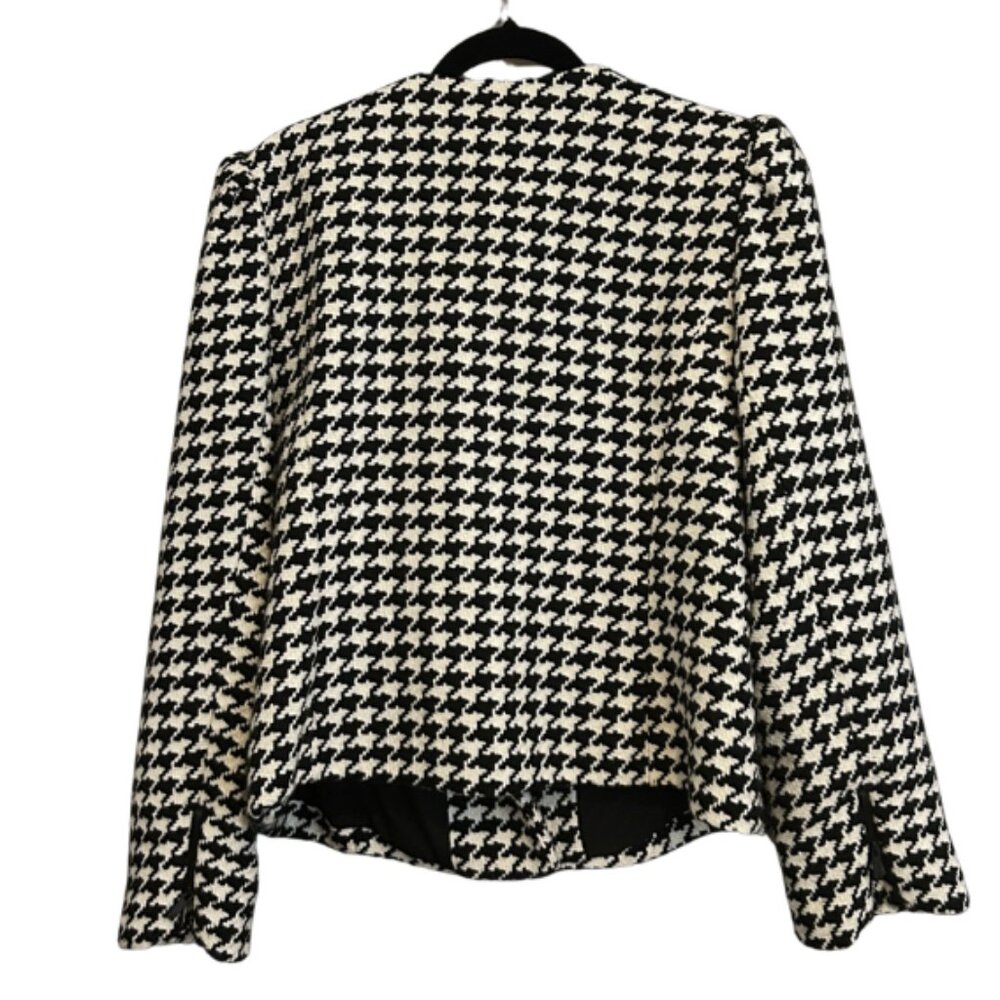 Vince Camuto Moto Houndstooth Jacket XXL, EUC MSRP $149 - Picture 9 of 9